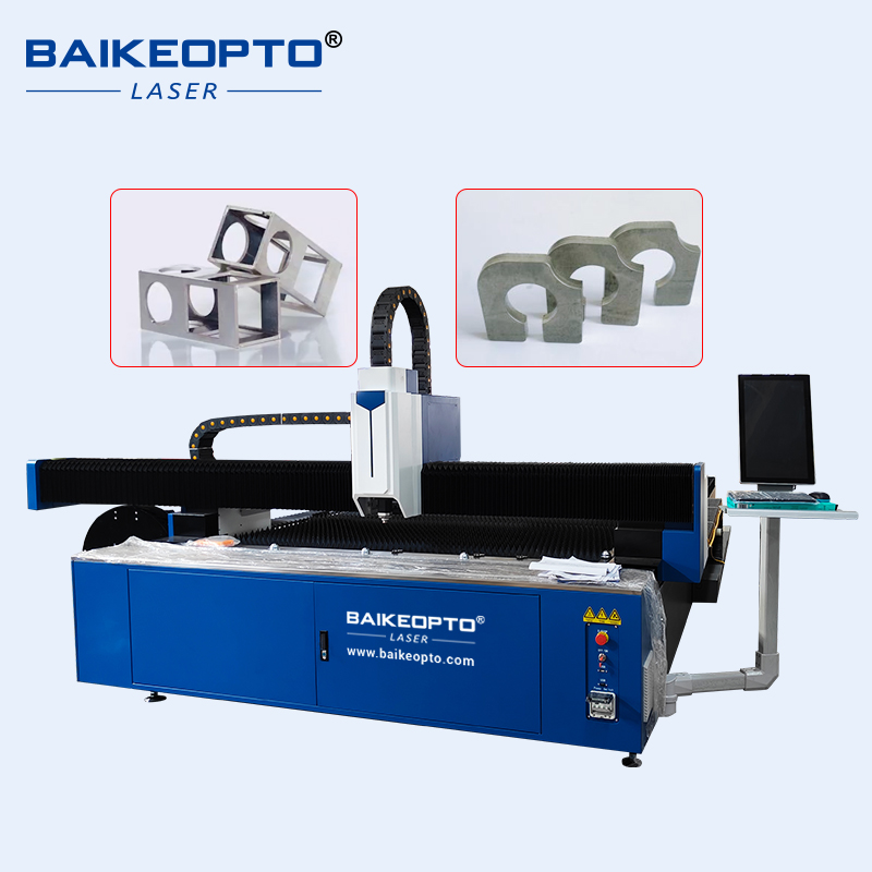 Industrial Laser Metal Cutter - CNC Blech- und Rohr-Kombi-Faserlaserschneider mit Autofokus-Laserkopf,