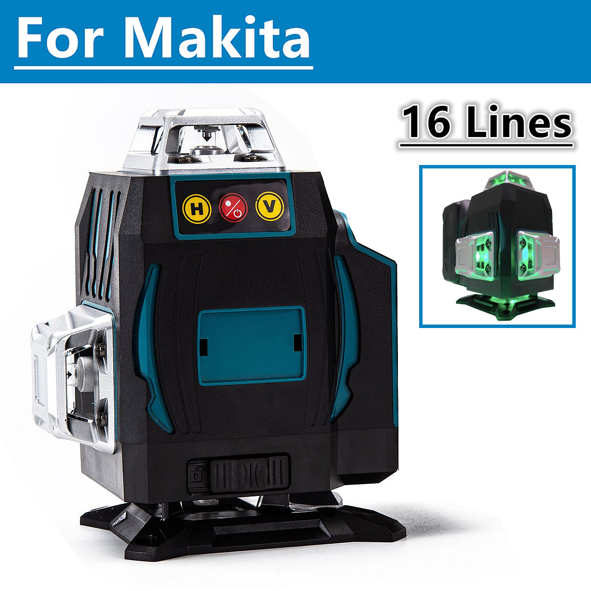 Industrial Laser Alignment Tool - Für Makita 18V Akku 16 Linien