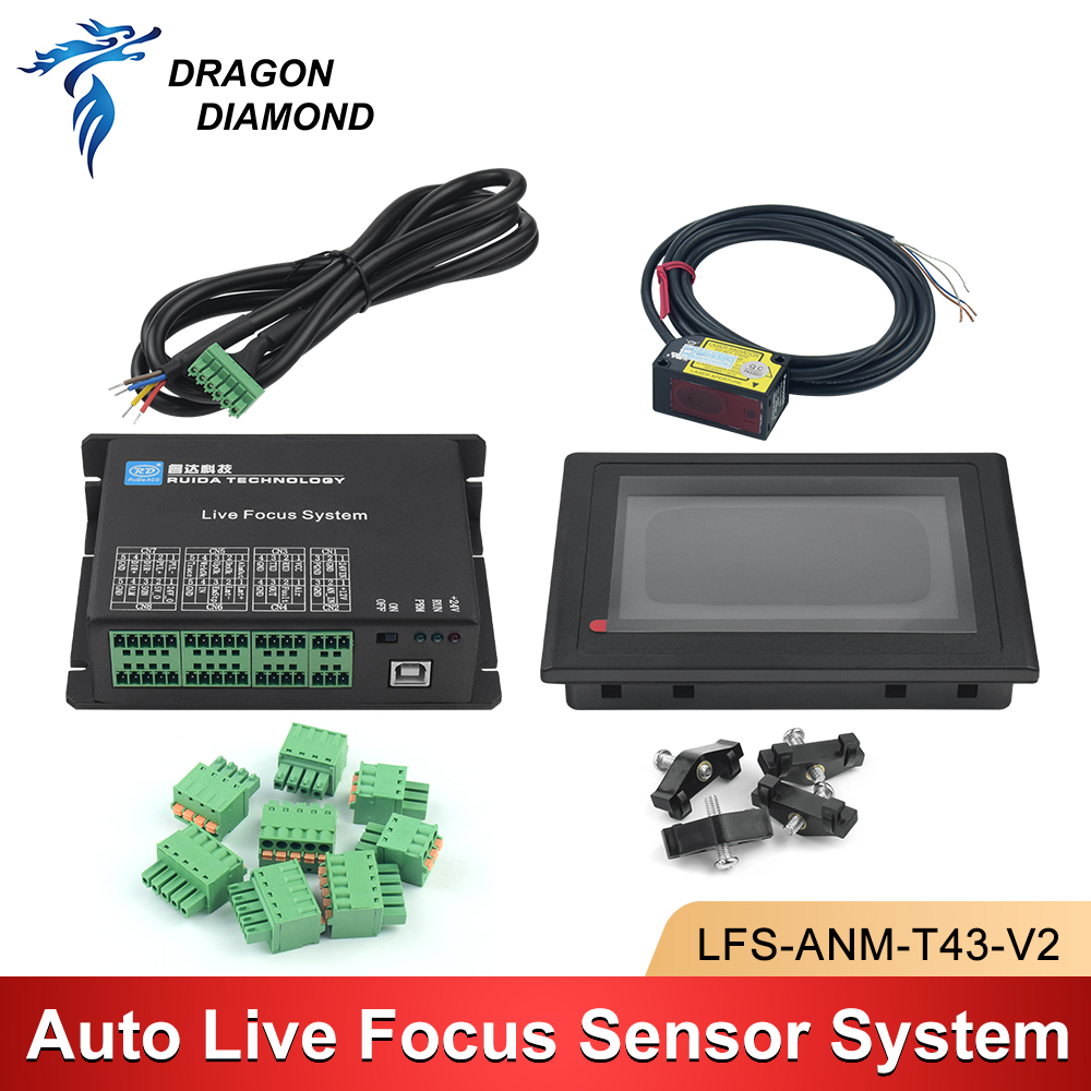 Industrial Laser Blasting - Ruida Auto Live Focus Sensor System