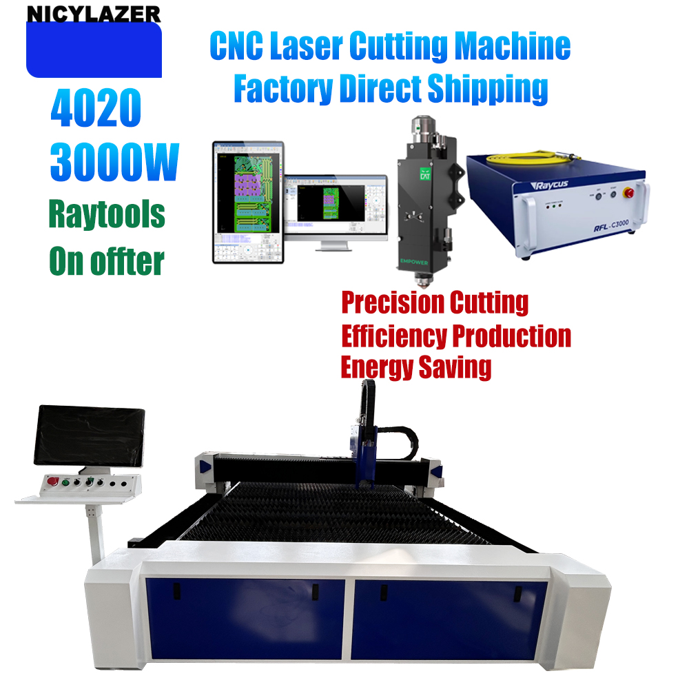 NICYLAZER CNC 3000W 4020 Faser – Industrial Laser Metal Cutter Bewertung und Preis
