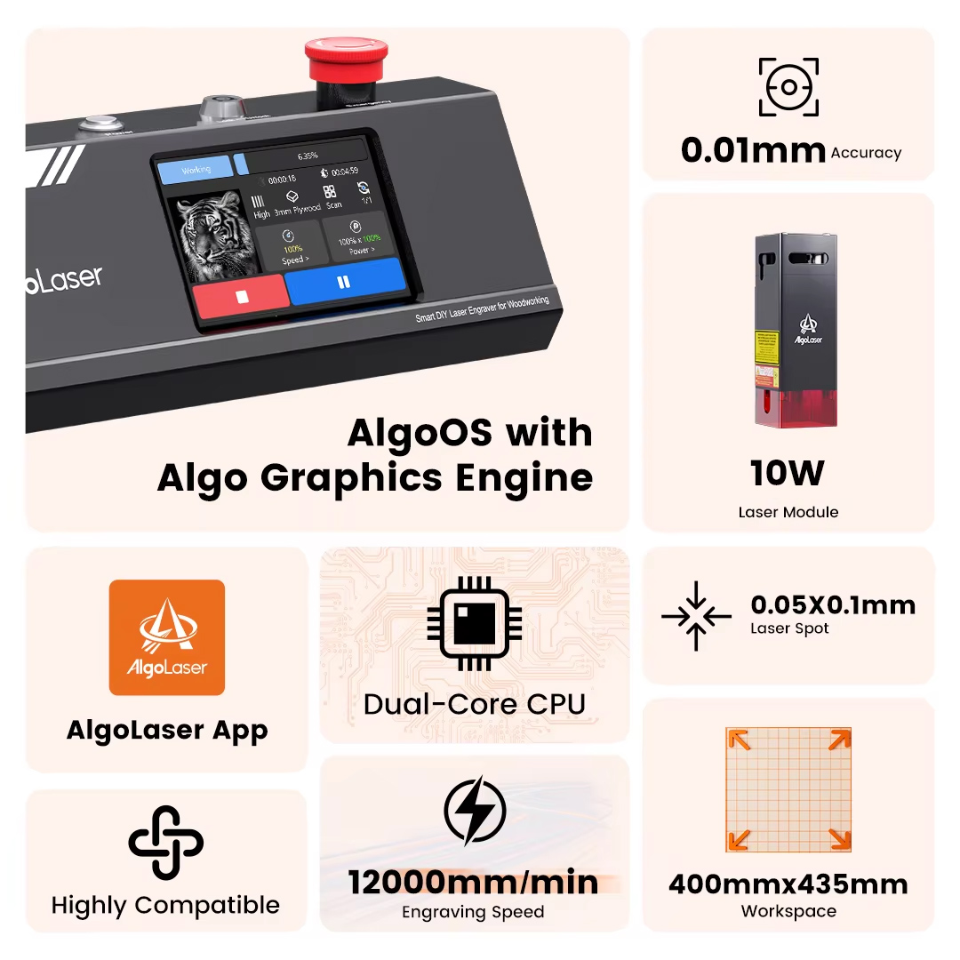 Algolaser DIY Tisch 40*43 cm C – Industrial Laser Blasting Bewertung und Preis